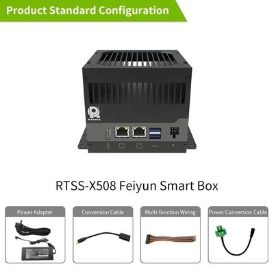 Jetson AGX Xavier Developer Kit e Feiyun Smart Box RTSS-X508 Input di alimentazione 9V 20V DC