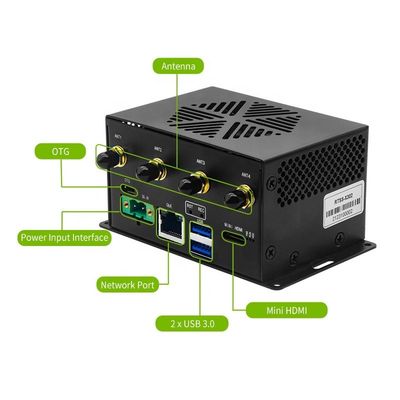 Waveshare Jetson Orin NX 16GB Modulo incorporato AI Case per Feiyun Smart Box