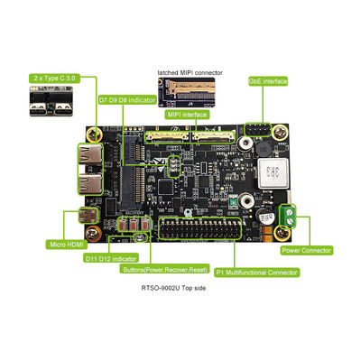 RTSO-9002U Carrier Plate per lo sviluppo embedded NVIDIA Jetson TX2 TX2i TX2 4GB